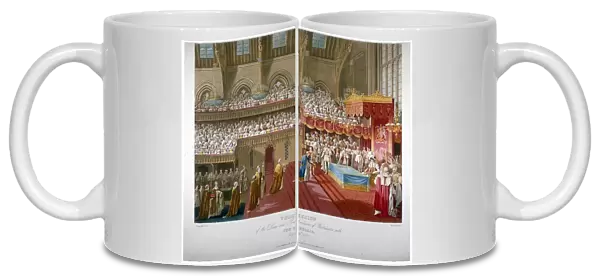 Coronation of King George IV, Westminster Hall, London, 1821 (1824)