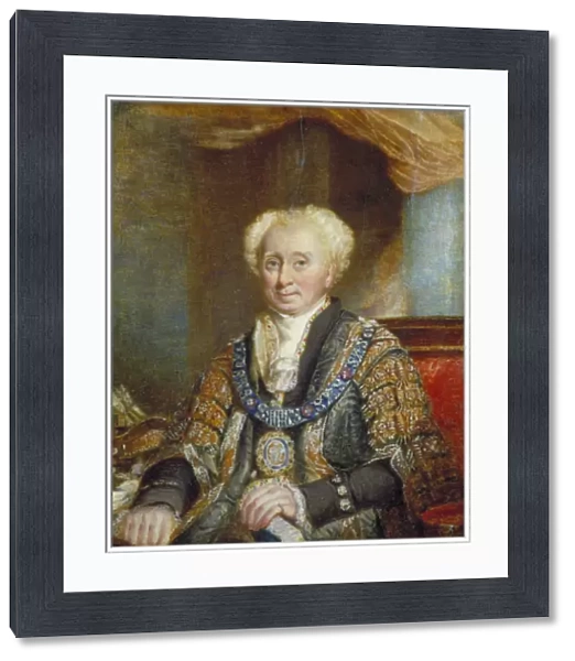Sir John Cowan, Lord Mayor 1837, 1838(?). Artist: Miss Hibbert