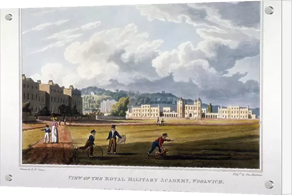 Royal Military Academy, Woolwich, Kent, 1821. Artist: George Hawkins