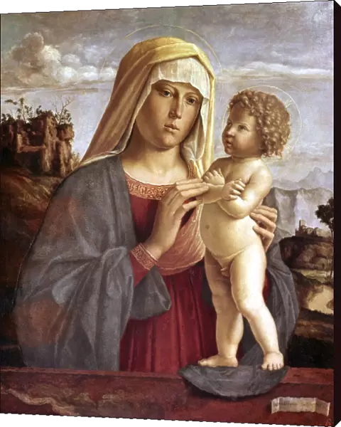 Madonna, Virgin and Child, painting by Andrea Mantegna