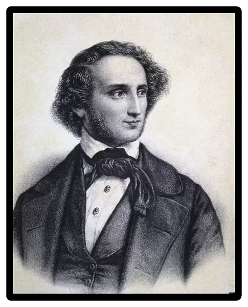 Felix Mendelssohn Bartholdy (1809-1847), composer and German conductor