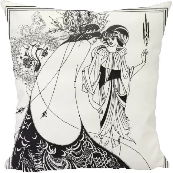 The Peacock Skirt. Illustration for Salome by Oscar Wilde, 1894