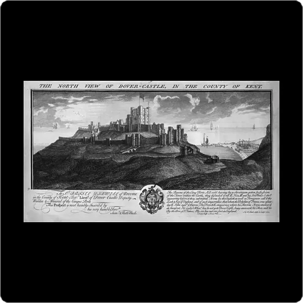 The North View of Dover-Castle, in the County of Kent. c1735. Artists: Samuel Buck