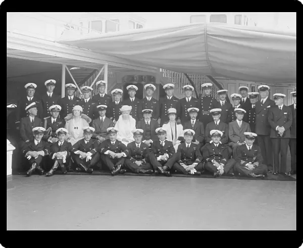 Queen Mary and King George V on board HMY Victoria and Albert, 1932. Creator