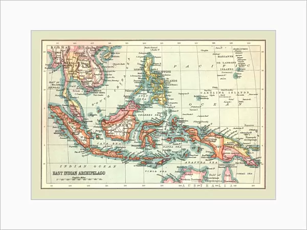 Map of the East Indian Archipelago, 1902. Creator: Unknown