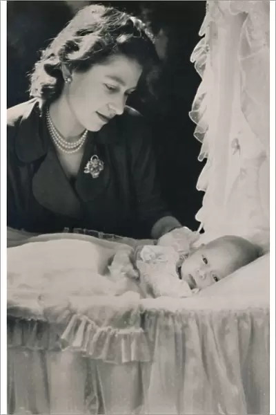 Princess Elizabeth with her Infant Son Prince Charles, 1948. Creator: Cecil Beaton