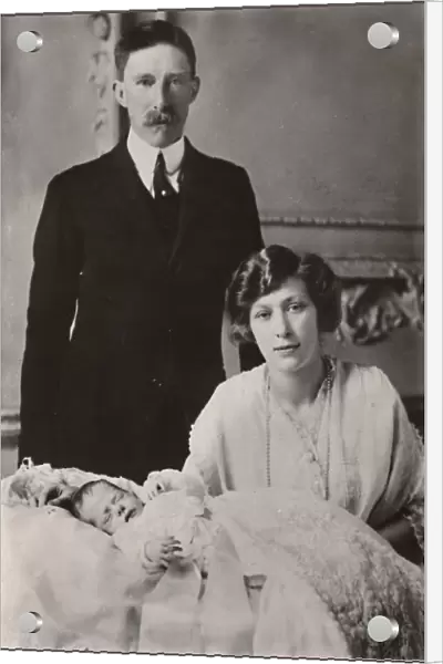 H. R. H. Princess Mary & Viscount Lascelles with their Son, George Henry Hubert Lascelles