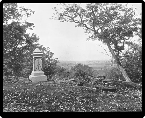 View from Culps Hill, Gettysburg, Pennsylvania, USA, c1900. Creator: Unknown