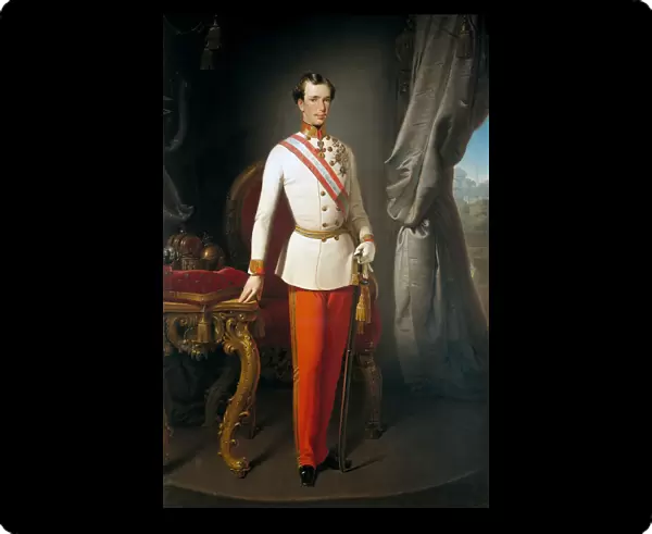 Portrait of Franz Joseph I of Austria, Between 1857 and 1859