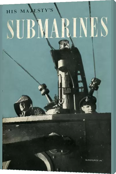 Front cover of His Majestys Submarines, 1945. Creator: Unknown