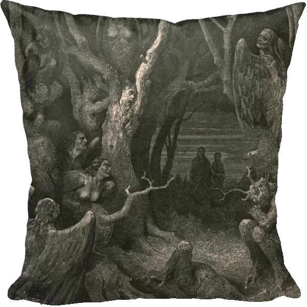Here the brute Harpies make their nest, c1890. Creator: Gustave Doré