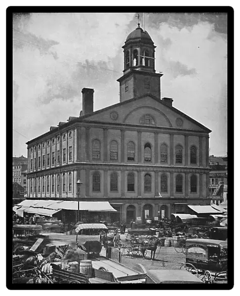 Faneuil Hall, Boston, c1897. Creator: Unknown