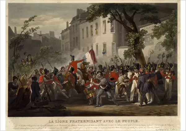 The July Revolution of 1830, 1830. Artist: Martinet, Pierre (1781-?)