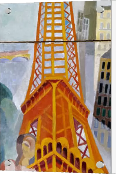La Ville de Paris, la Femme et la Tour Eiffel, 1925. Creator: Delaunay, Robert (1885-1941)
