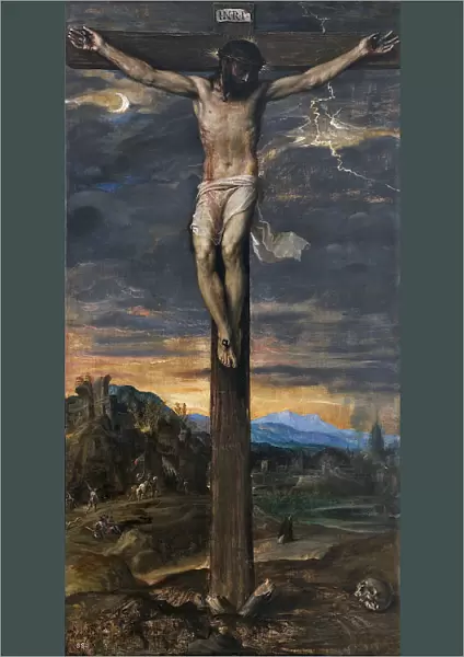 Christ on the Cross, c. 1565. Creator: Titian (1488-1576)