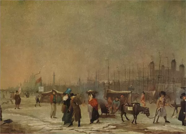Frost on the Thames, 1788-1789, (1930). Creator: Samuel Collings