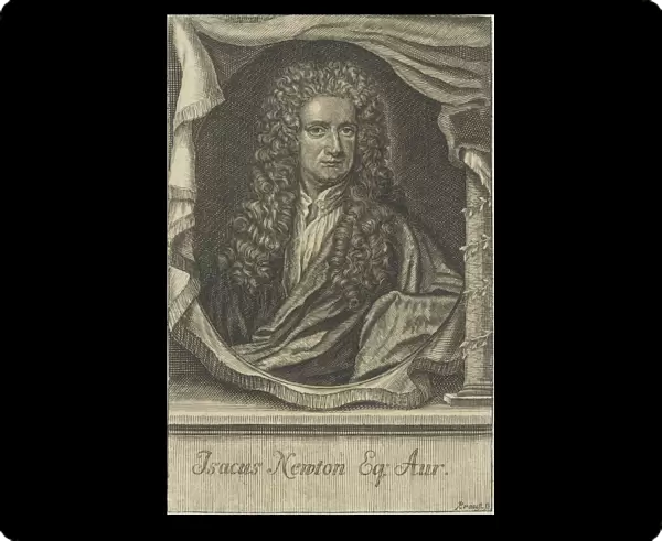 Portrait of Sir Isaac Newton (1642-1727), 1715. Creator: Krauss, Johann Ulrich (1655-1719)