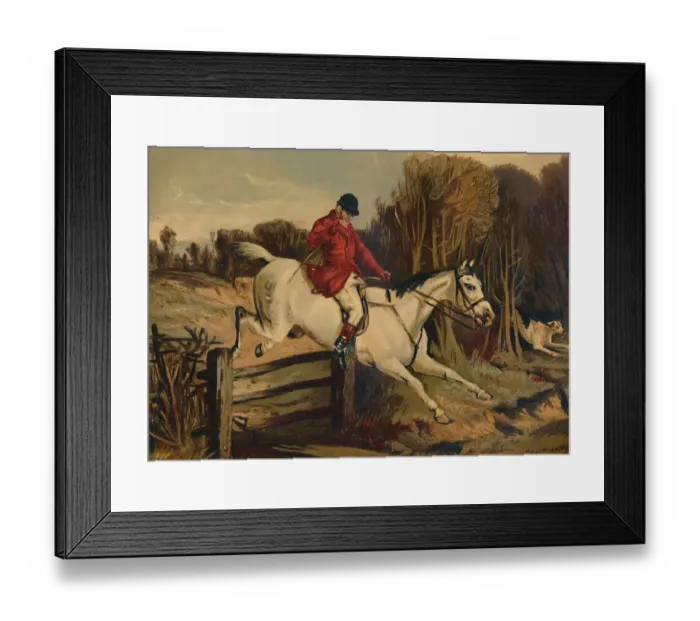 Framed Print : Full Cry Print, c1879 Framed Print : Full Cry Print, c1879