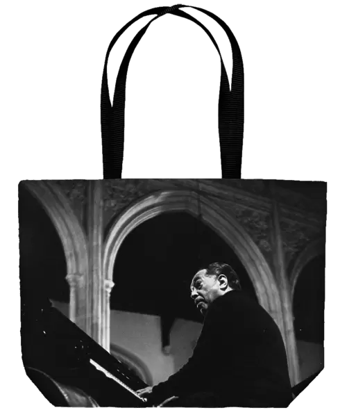 Duke Ellington, rehearsal for a Sacred Concert at Great St Marys Church, Cambridge, 1967