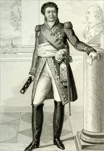Henri Jacques-Guillaume Clarke, 1804, (1839). Creator: Julien Leopold Boilly