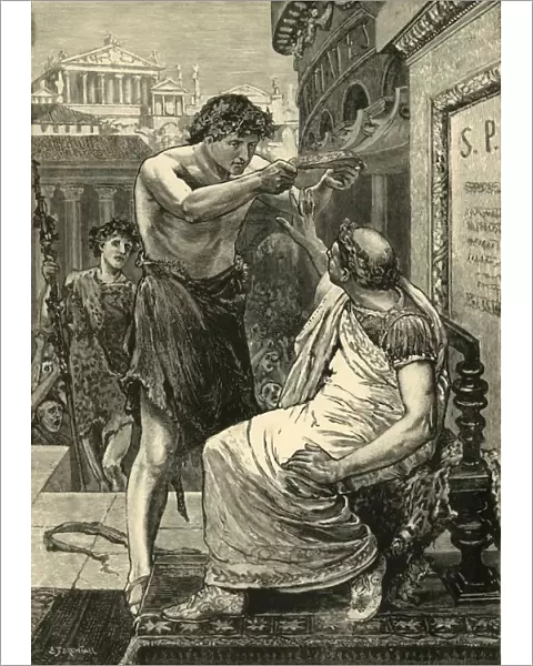 Julius Caesar Refusing The Crown Offered By Antony, 1890. Creator: Unknown