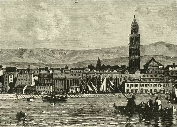 Spalatro, from the Harbour, 1890. Creator: Unknown