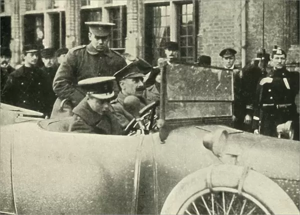 The Prince of Wales in Flanders, First World War, December 1914, (1920). Creator: Unknown
