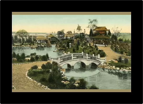 Garden of the Floating Isle, Coronation Exhibition, London, 1911. Creator: Unknown
