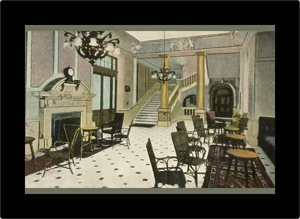 The Lounge, Abercorn Rooms, Liverpool Street Hotel, c1907. Creator: Unknown