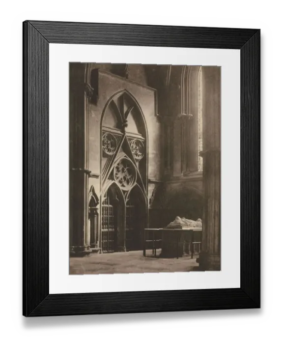 Framed Print : Camera Work Print: York Minister in Sure and Certain Hope, 1903 Framed Print : Camera Work Print: York Minister in Sure and Certain Hope, 1903