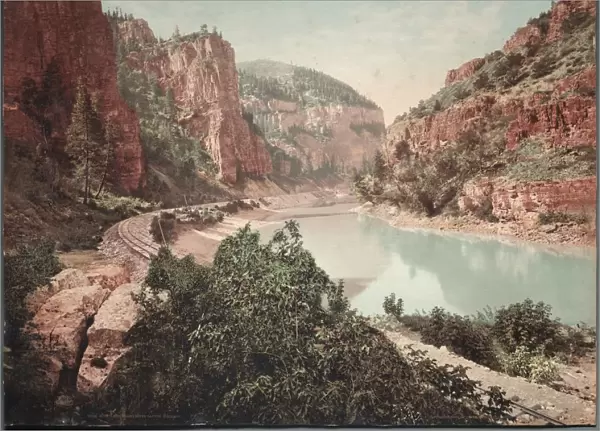 Echo Cliffs, Grand River Canyon, 1890s. Creator: William Henry Jackson (American, 1843-1942)