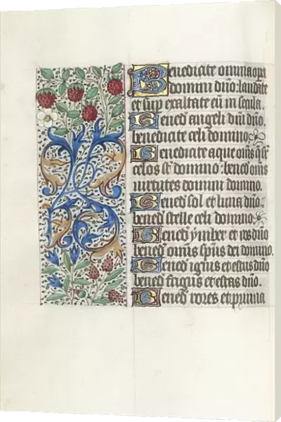 Book of Hours (Use of Rouen): fol. 42v, c. 1470. Creator: Master of the Geneva Latini (French
