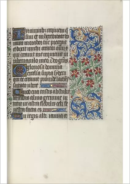 Book of Hours (Use of Rouen): fol. 47r, c. 1470. Creator: Master of the Geneva Latini (French