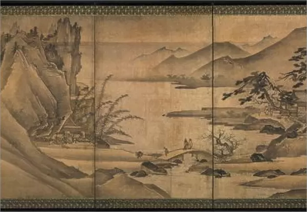Landscape of the Four Seasons, early 1500s. Creator: Yi Sumun (Korean, b. c. 1404)