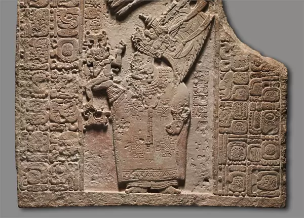 Panel with Royal Woman, c. 795. Creator: Unknown