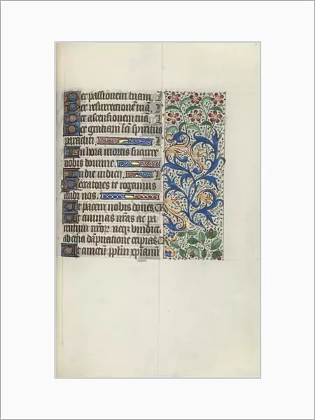 Book of Hours (Use of Rouen): fol. 95r, c. 1470. Creator: Master of the Geneva Latini (French