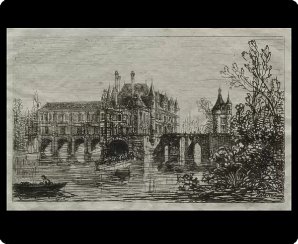 Chateau de Chenonceau. Creator: Maxime Lalanne (French, 1827-1886)