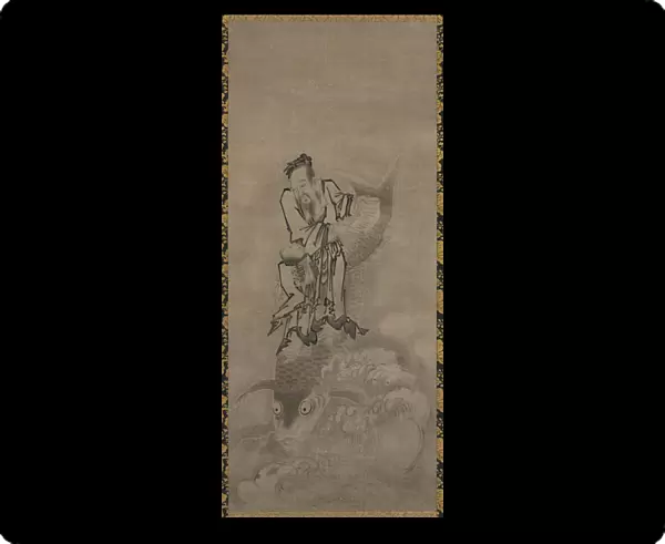 Hotei with Daoist Immortals, late 1600s-early 1700s. Creator: Ky?seki Tomonobu (Japanese