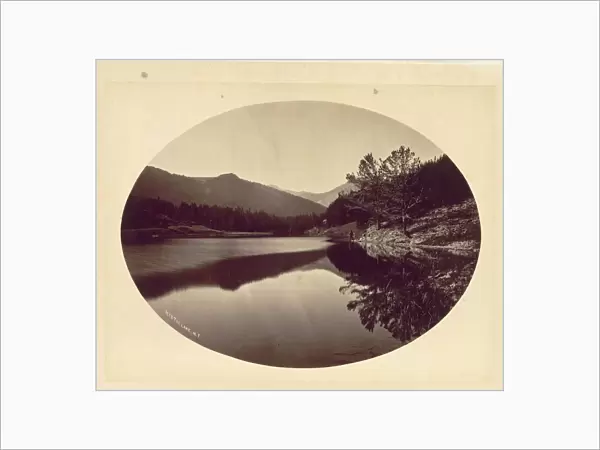 Mystic Lake, M. T. 1872. Creator: William Henry Jackson (American, 1843-1942)