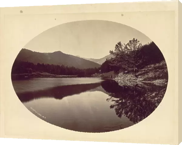 Mystic Lake, M. T. 1872. Creator: William Henry Jackson (American, 1843-1942)