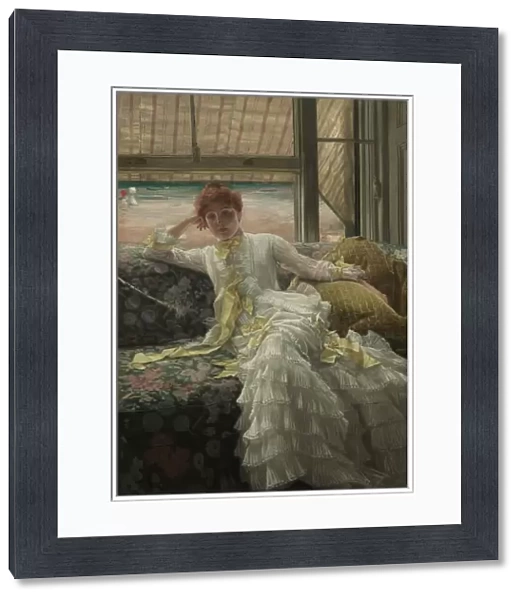 Seaside (July: Specimen of a Portrait), 1878. Creator: James Tissot (French, 1836-1902)