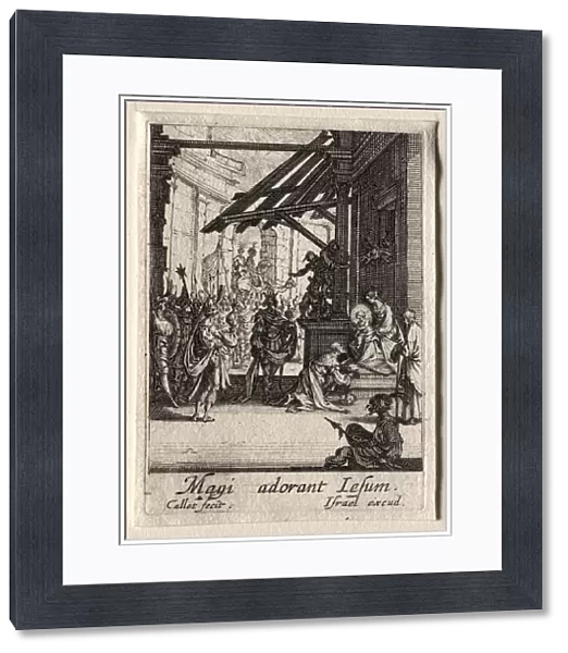 The Life of the Virgin: The Adoration of the Magi. Creator: Jacques Callot (French, 1592-1635)