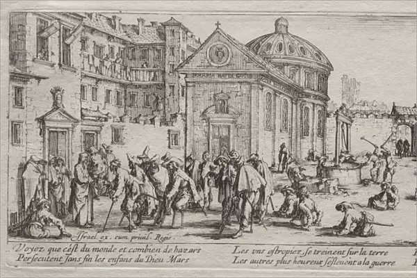 The Large Miseries of War: The Hospital, 1633. Creator: Jacques Callot (French, 1592-1635)