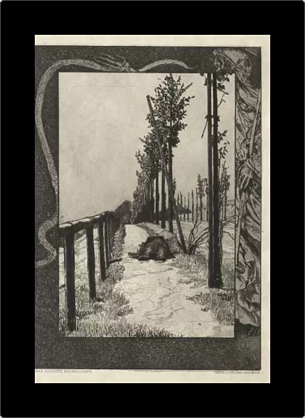 Vom Tode I, (Opus II, 1889) No. 4. Creator: Max Klinger (German, 1857-1920)