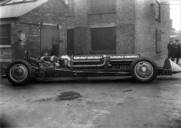 Silver Bullett chassis at Wolverhampton factory 1930. Creator: Unknown