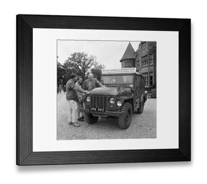 Framed Print : Austin Champ at Beaulieu 1968 Print Framed Print : Austin Champ at Beaulieu 1968 Print