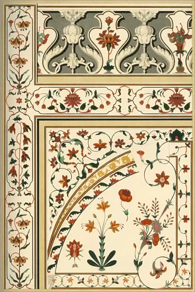 Indian marble inlay, (1898). Creator: Unknown