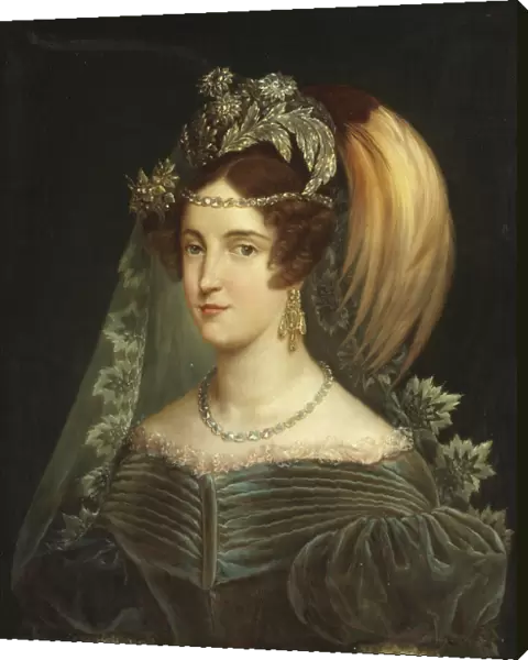 Portrait of Maria Cristina of Savoy (1812-1836), Queen of the Two Sicilies, 1830. Creator: Navarra