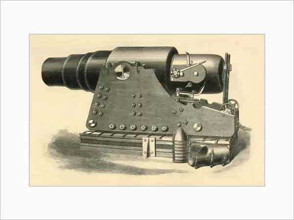 Krupps 1000-Pounder Gun, c1872. Creator: Unknown