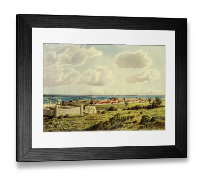 Framed Print : Delagoa Bay Print, 1902 Map Framed Print : Delagoa Bay Print, 1902 Map